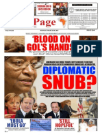 Blood On Gol'S Hands': Frontpage