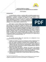 Accion Familiar - Politicas Publicas Familia Nov2011 PDF
