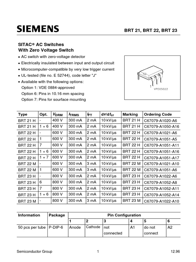 BRT21H Digital Relay PDF Switch Insulator (Electricity)