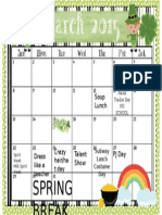 March Calendar