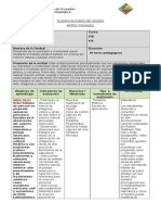 Planificación de Unidad de Artes Visuales 4º