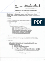 Code of Ethical Practices Page 1