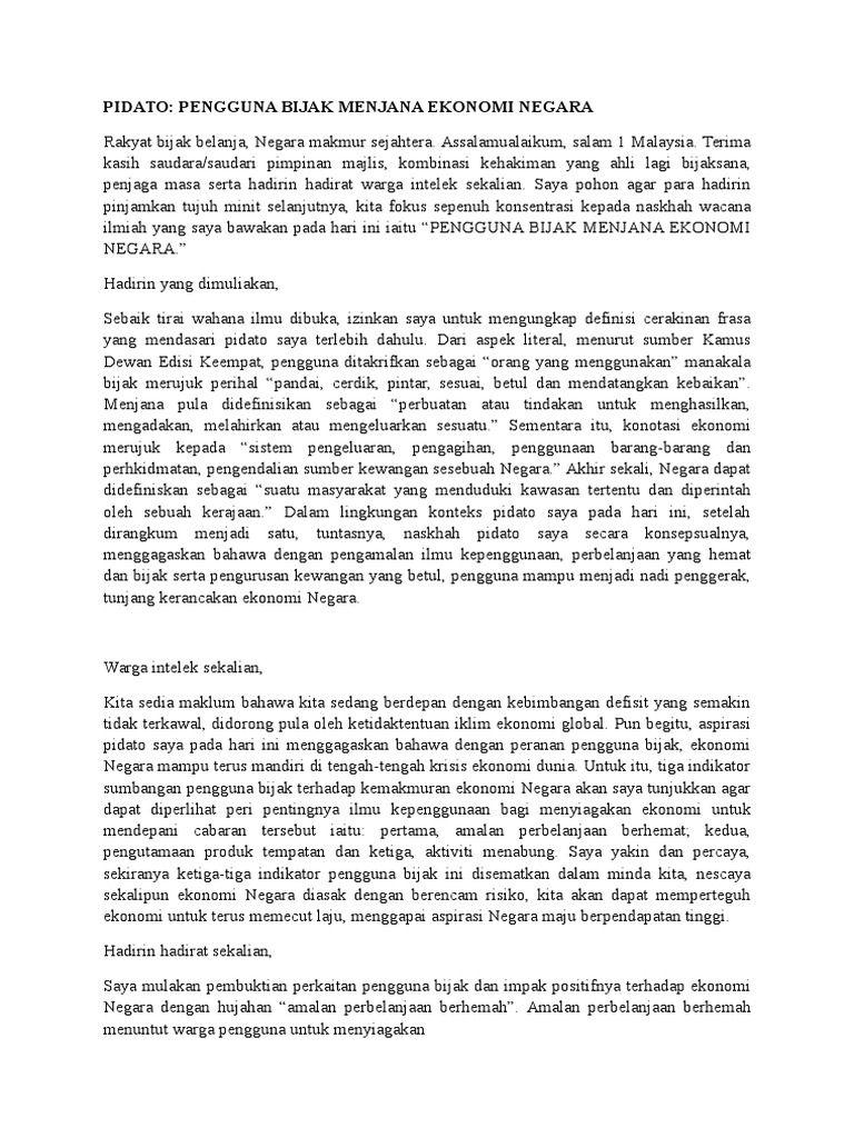 Contoh Pidato Pdf