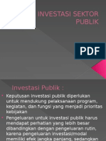 Investasi Sektor Publik