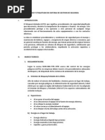 Bloqueo y Etiquetado en Sistema de Gestion de Segurida