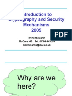 Introduction To Cryptography and Security Mechanisms 2005