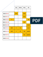 Horario Final