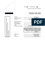 Ticket Marzo Isabel Porta