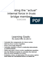 Calculating the Truss Member Forces