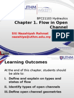 Open Channel Flow Types and States