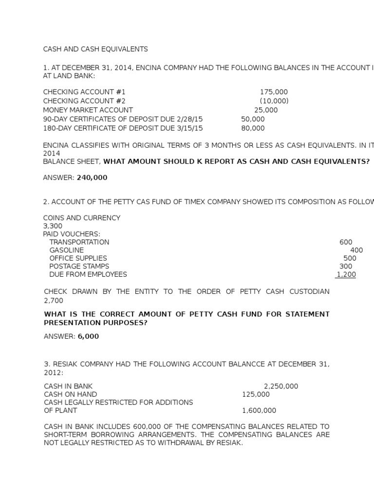 Cash and Cash Equivalent Rev PDF