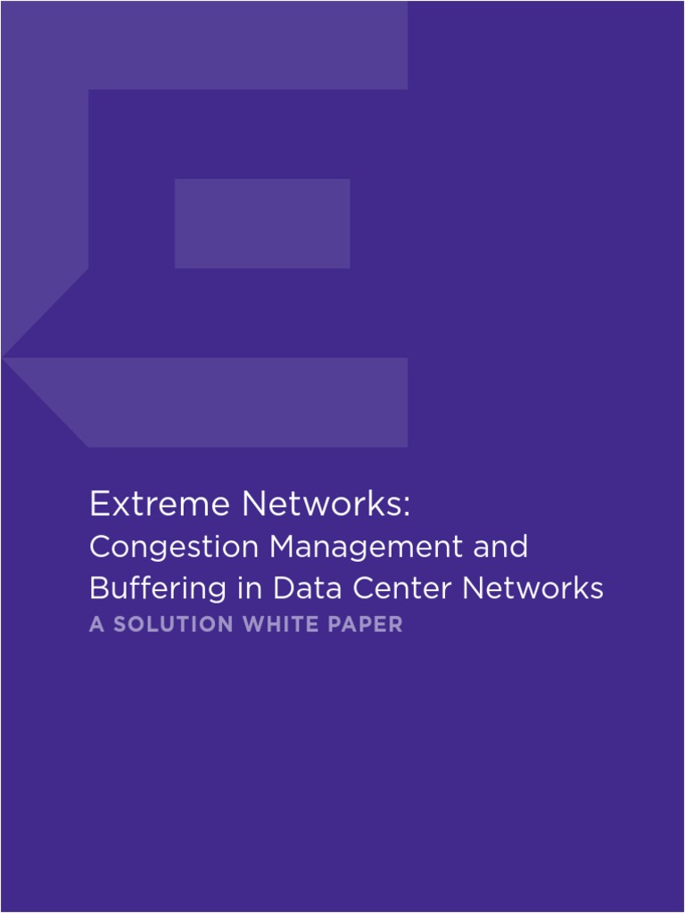 Latency Management in Data Center Networks | PDF | Network Congestion ...