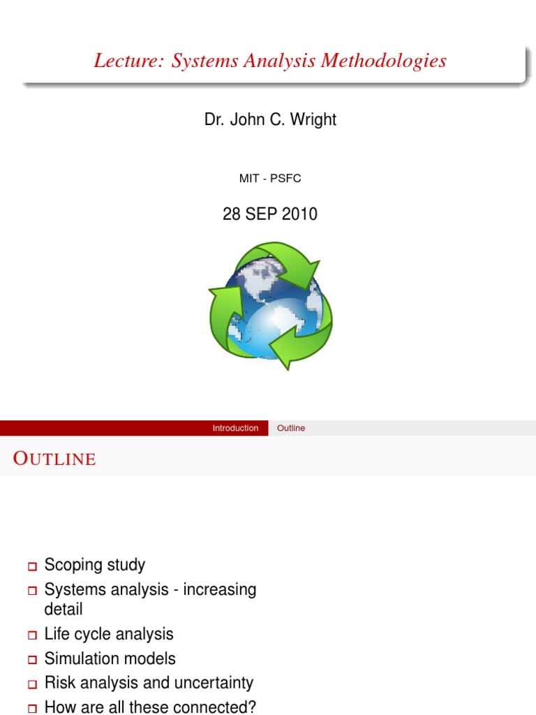 System or Technology Analysis Methodology | PDF | Computers ...