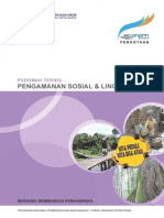 Pedoman Teknis Pengamanan Sosial & Lingkungan