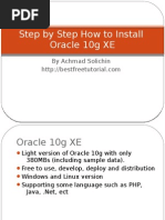 Step by Step How To Install Oracle XE