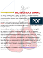 Thunderbolt Boxing: Non - Contact