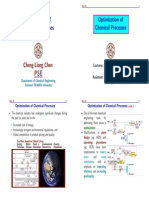 0 Optimization of Chemical Processes