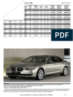 Cjenik BMW Serije 7 Limuzina (F01 I F02) : Grad/otv./komb