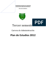 Tercer Semestre Administracion 2012