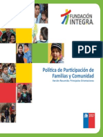 Resumen Política de Participación de Familias y Comunidad