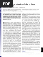 Sacred Bounds on Rational Resolution of Violent