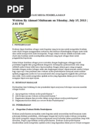 Download Makalah Evaluasi Media Pembelajaran by Nurul Hidayah SN260376475 doc pdf