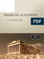 Origen de La Filosofia