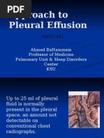 Approach To Pleural Effusion