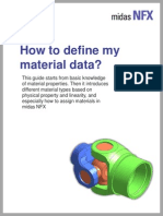 How To Define My Material Data-Midas NFX
