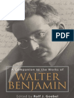 (Studies in German Literature Linguistics and Culture) Rolf J. Goebel-A Companion To The Works of Walter Benjamin-Camden House (2009)