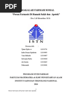 Download MAKALAH Peran Apt Di Rs Dan Apotek by Vena Melinda SN260387569 doc pdf