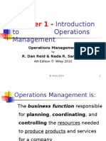 Introduction of Operation Management