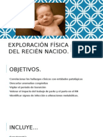 Exploración Física Del Recién Nacido