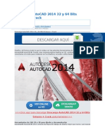 Descarga AutoCAD 2014 32 y 64 Bits Enlaces
