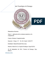 Aplicación de Los Sistemas Numéricos A La Computación