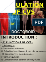 Regulation of CVS