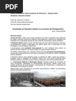 Resumo O Urbanismo Françoise Choay