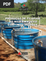 Producao de Tilapias Nilo Fluxo Continuo Agua