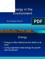 Energy in Environment