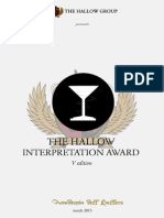 The Hallow Interpretation Award 2015