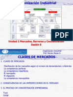 Mercado, Barreras y Concentración de Mercados