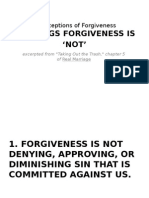 9 Things Forgiveness Is Not'