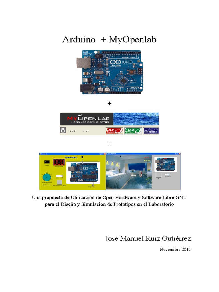 Arduino + Myopenlab. Manual en PDF | PDF | Arduino | Java (lenguaje de ...