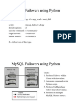 Mysql Failovers Using Python