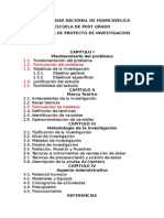 Esquema Proyecto de Investigacion