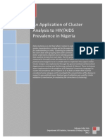An Application of Cluster Analysis To HIV/AIDS Prevalence in Nigeria
