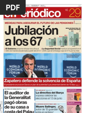 Periodico 29.01.10 | PDF | PensiÃ³n | JubilaciÃ³n