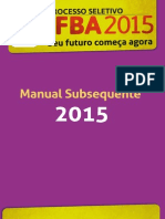 Manual Subsequente 2015