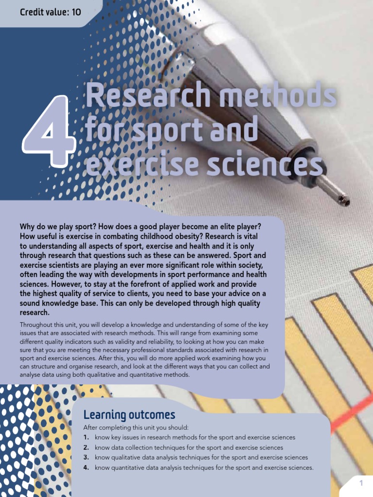 Research Methods in Sport Sciences | PDF | Validity (Statistics ...