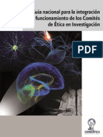 Guía para la integración y el funcionamiento de los comités de ética en Investigación  